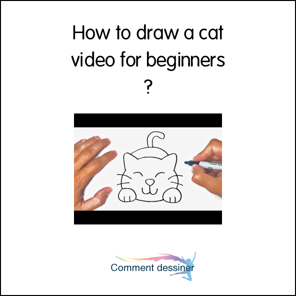 How to draw a cat video for beginners